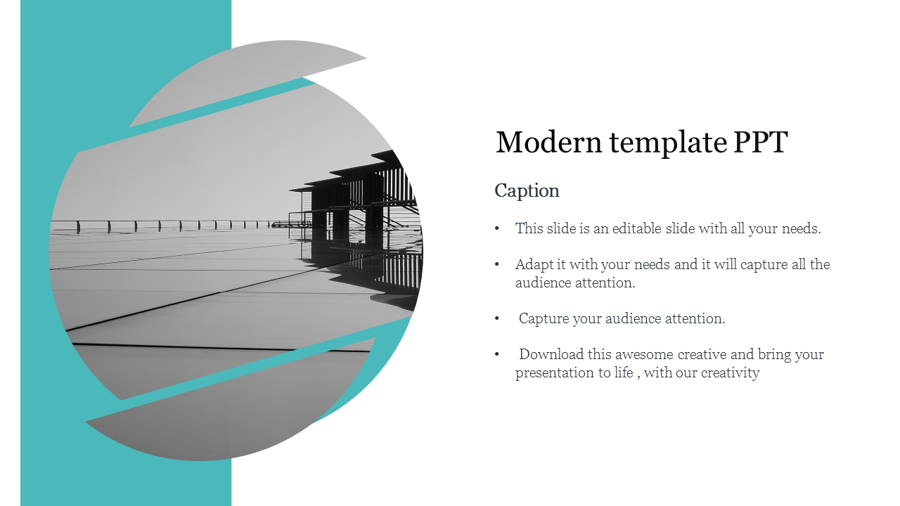 Free - Modern Template PPT Slides For PowerPoint Presentation